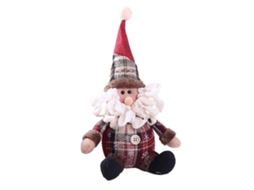 Enfeite De Natal Em Forma De Papai Noel Com Rena Para Árvore De Natal-aquaforge