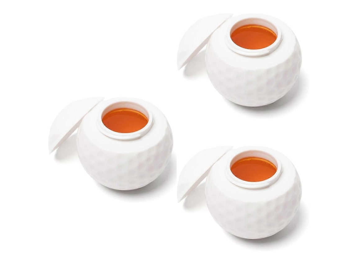 3 Copos De Shot Em Formato De Bola De Golfe
