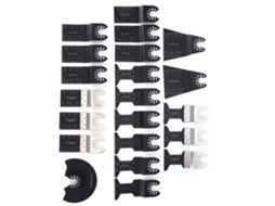 Kit de serra oscilante multiuso para madeira com 21 lâminas