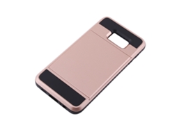 Capa para Samsung S6 Edge Plus com slot para cartão EOOCOO (ouro rosa)