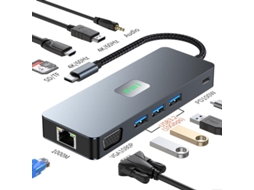 Usb, Estação De Encaixe, Adaptador, 11 Em 1, Para Macbook, Pro, Air, Para Ipad E Outros Dispositivos Tipo C Zeuxo