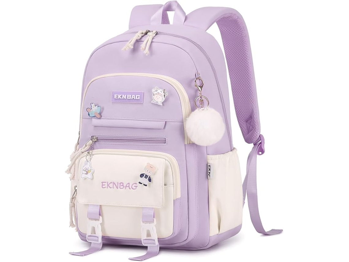 Fundamental Rugzak de 21 litros com design Kawaii, alça de nylon ZYBLSSBB