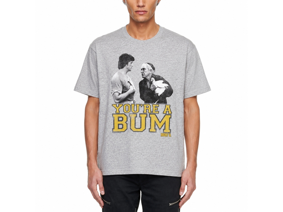 Rockinstone Rocky Movie Thats What She Said Heather Gray Adult T-shirt Size:xl