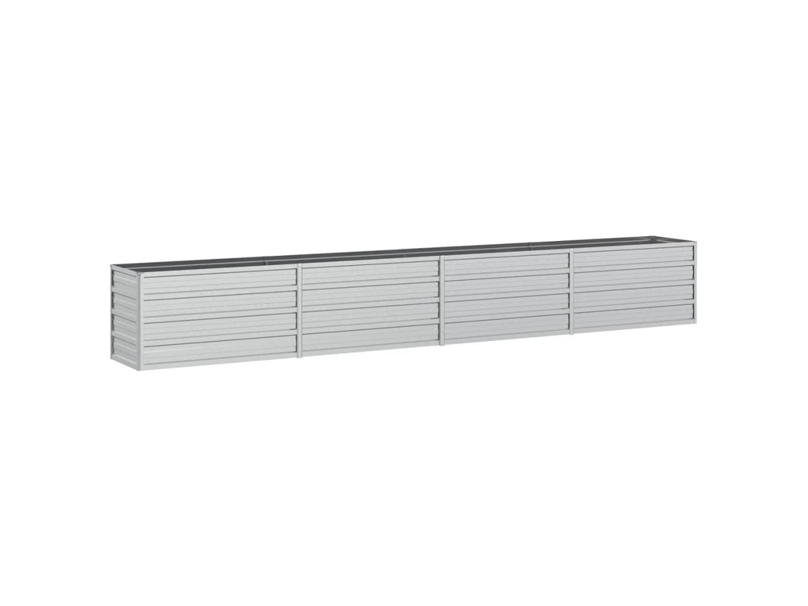 Garden Raised Bed, Garden Raised Beds Vidaxl Prateado Aço (320 X 40 X 45 Cm)