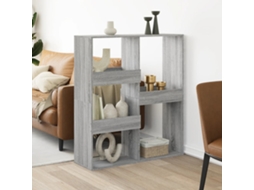 Vidaxl Divisória 100x33x115 Cm Derivados De Madeira Cinzento Sonoma