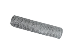 Conjunto 1 Cerca Hexagonal Vidaxl Prateado Aço (0,6 X 50 M)