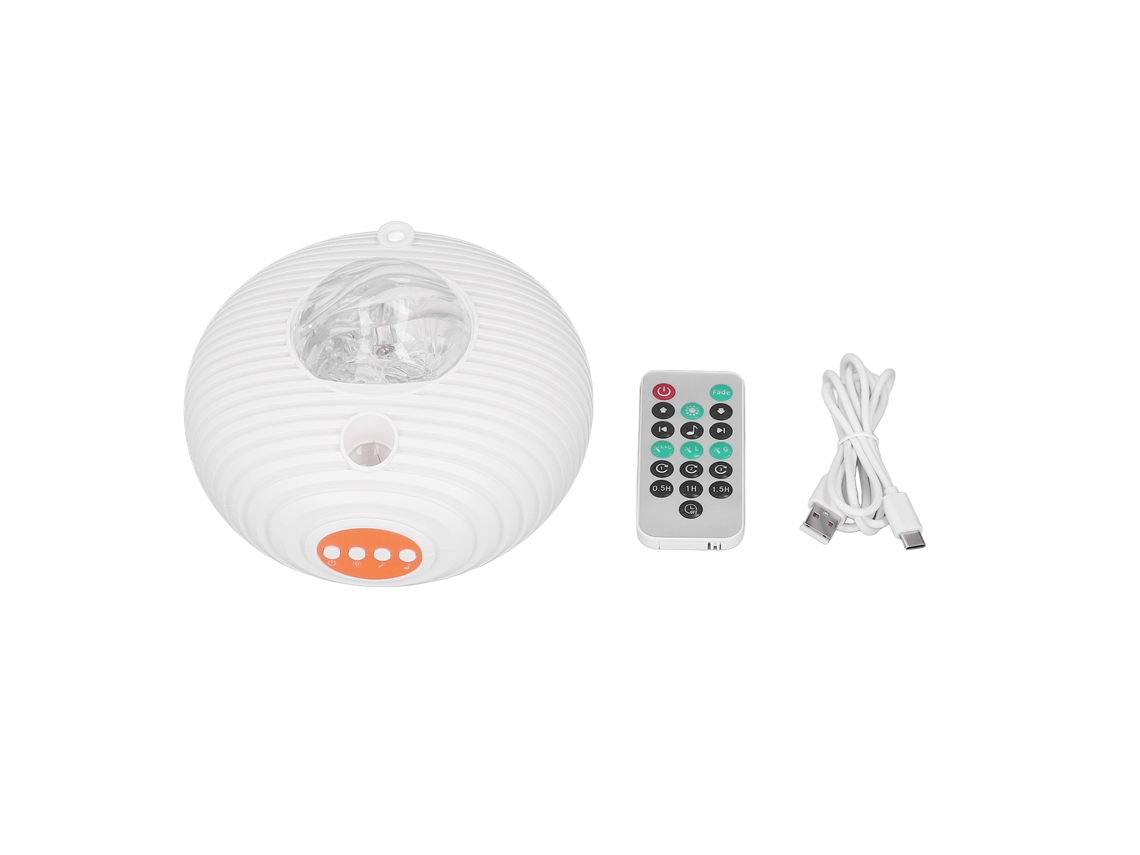 Rebe-lâmpada Projetora Ufo Aurora Estrelas Céu Luz Ambiente Usb Para Dormitório