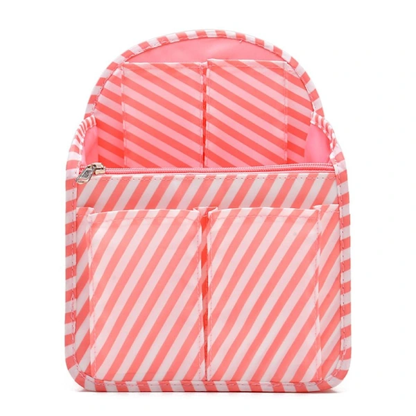 Bolsa Organizadora Interna para Mochila, com Lantejoulas Rosas BRILVIBERA