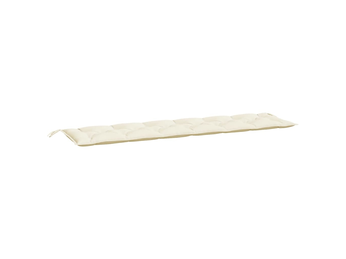 Garden Bench Cushion, Garden Bench Cushions Vidaxl Creme Tecido (200 X 50 X 7 Cm)