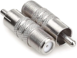 Adaptador De Cabo Coaxial Com Plugue Rca Fêmea Para Vídeo Composto E Conector Divisor De Cabo Coaxial. Hengjian