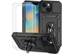 Capa Tampa Deslizante Câmera Para Iphone 15 Hongwe. Anti-choque Magnética