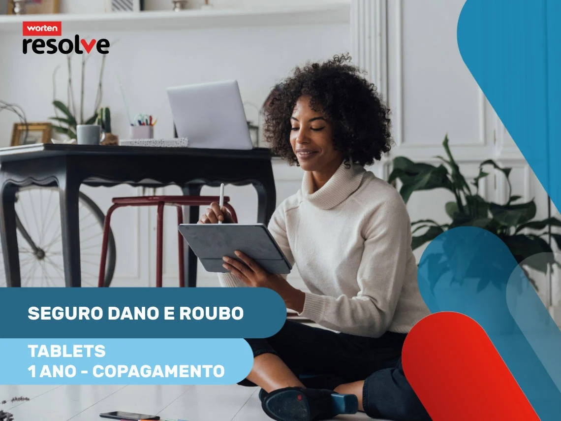 Seguro Dano Roubo 1 Ano  CoPagamento - 100 a 199.99 - Tablets