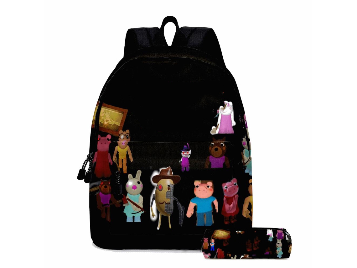 Conjunto Mochila Infantil com Estojo para Escola Viagens Presente