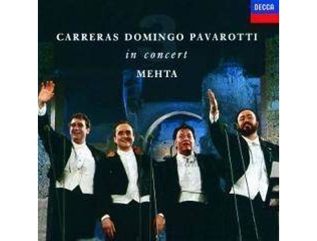CD Jose Carreras & Placido Domingo - Carreras Domingo Pavarotti in Concert