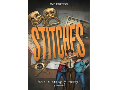 Livro STITCHES Gut-bustingly funny de Azreay'l (Inglês)