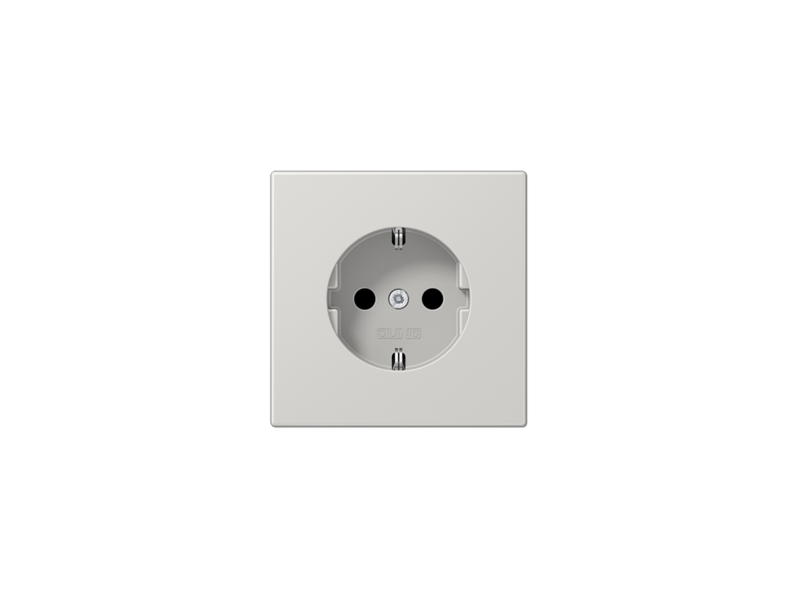 Tomada Schuko 16a 250v Cinza Jung Ls1521kilg