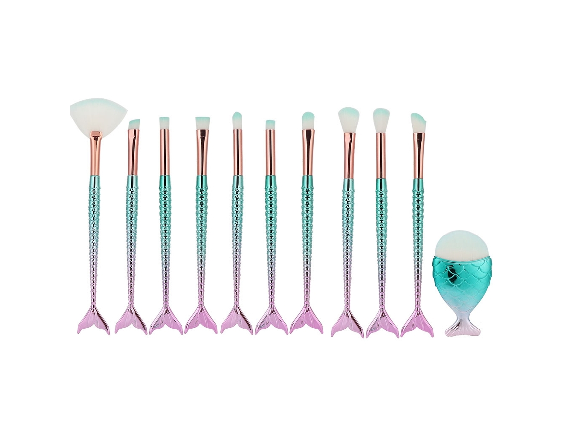 Pincéis De Maquiagem Para Aplicação De Base E Blush