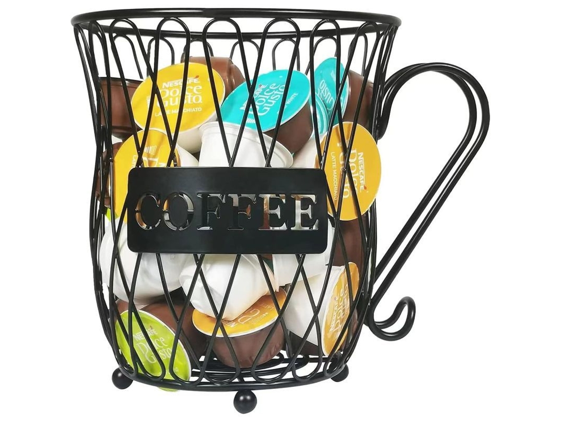 Organizador de Cápsulas K Cups Linjou 36 a 50 cápsulas Preto S/MARCA