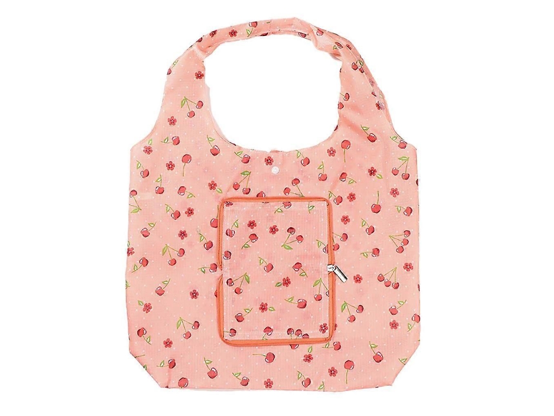 Saco De Armazenamento Dobrável Com Estampa Floral Para Frutas E Legumes, Ideal Para Organizar Utensílios Domésticos, Produtos De Limpeza E Outros