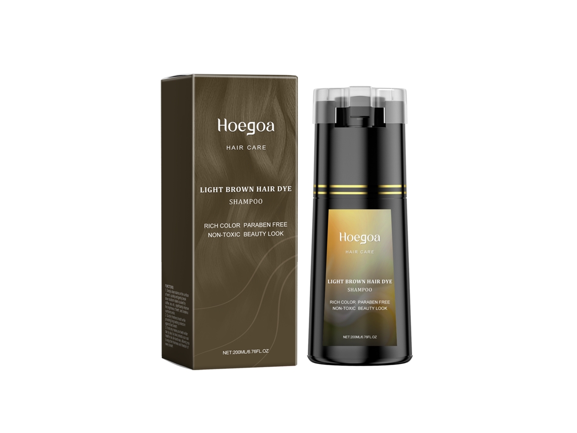 Shampoo Tintura Castanho Claro Cabelo