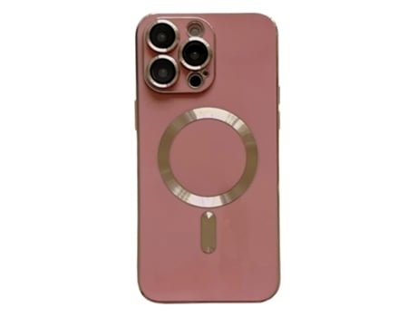 Lente para Telefone Mobile Phone Cases Magsafe Plating With para iPhone 13 Pro Vermelho