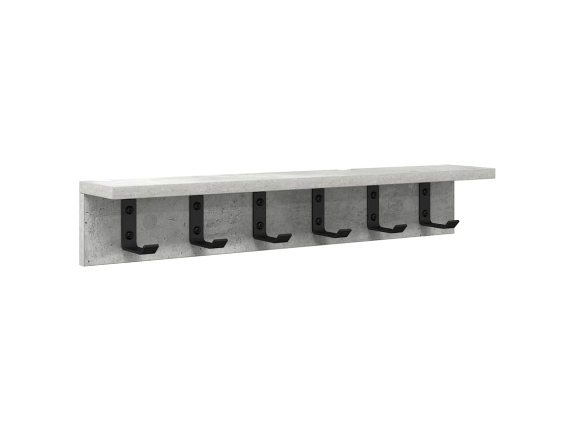 Cabideiro de Parede Cinzento 60 X 10,5 X 10,5 Cm MAISON EXCLUSIVE