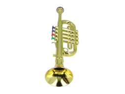 Primerox saxofone de Brinquedo para Crianças com 3 Teclas Coloridas 3 Ton Early Education Instrumento Musical Ouro