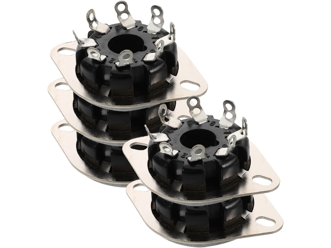 Conjunto De 5 Pinos De Baquelite Para Encaixe De Válvulas.