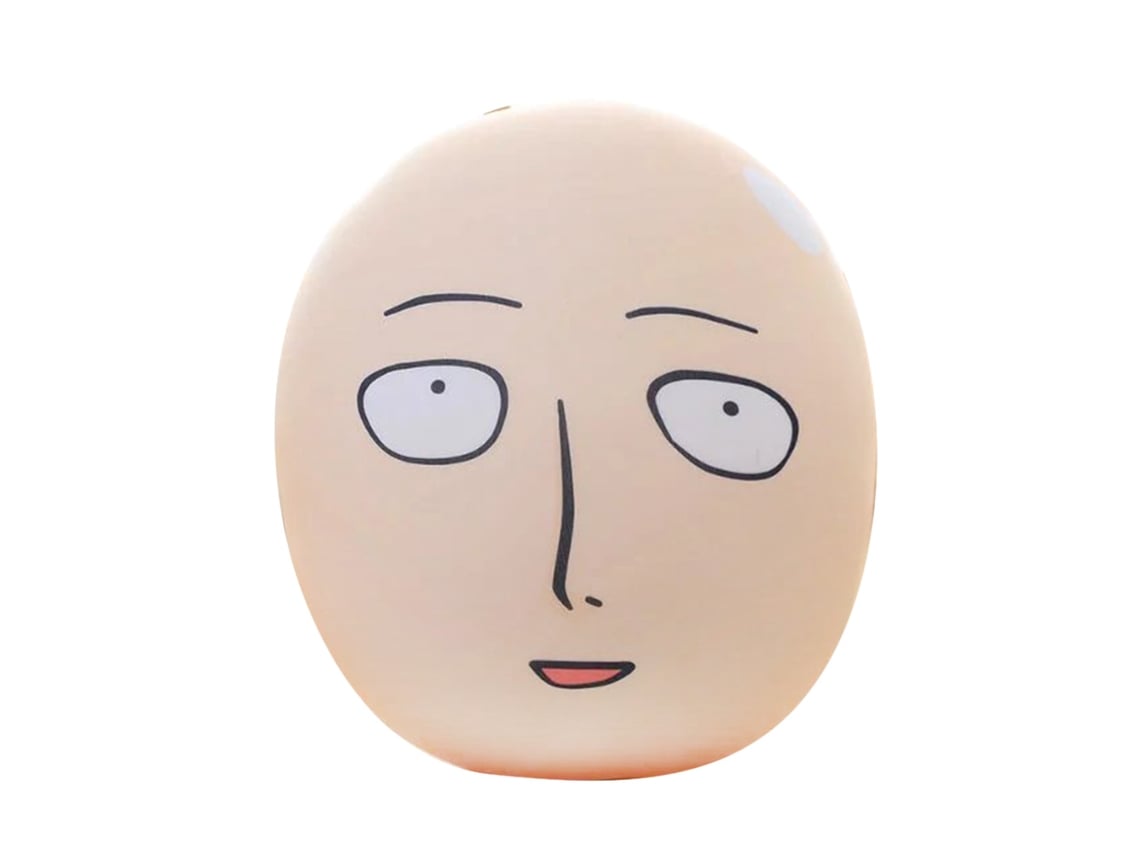 Ats almohada de Peluche Cabeza de Anime One Punch Man Saitama Regalo de Navidad para Niños