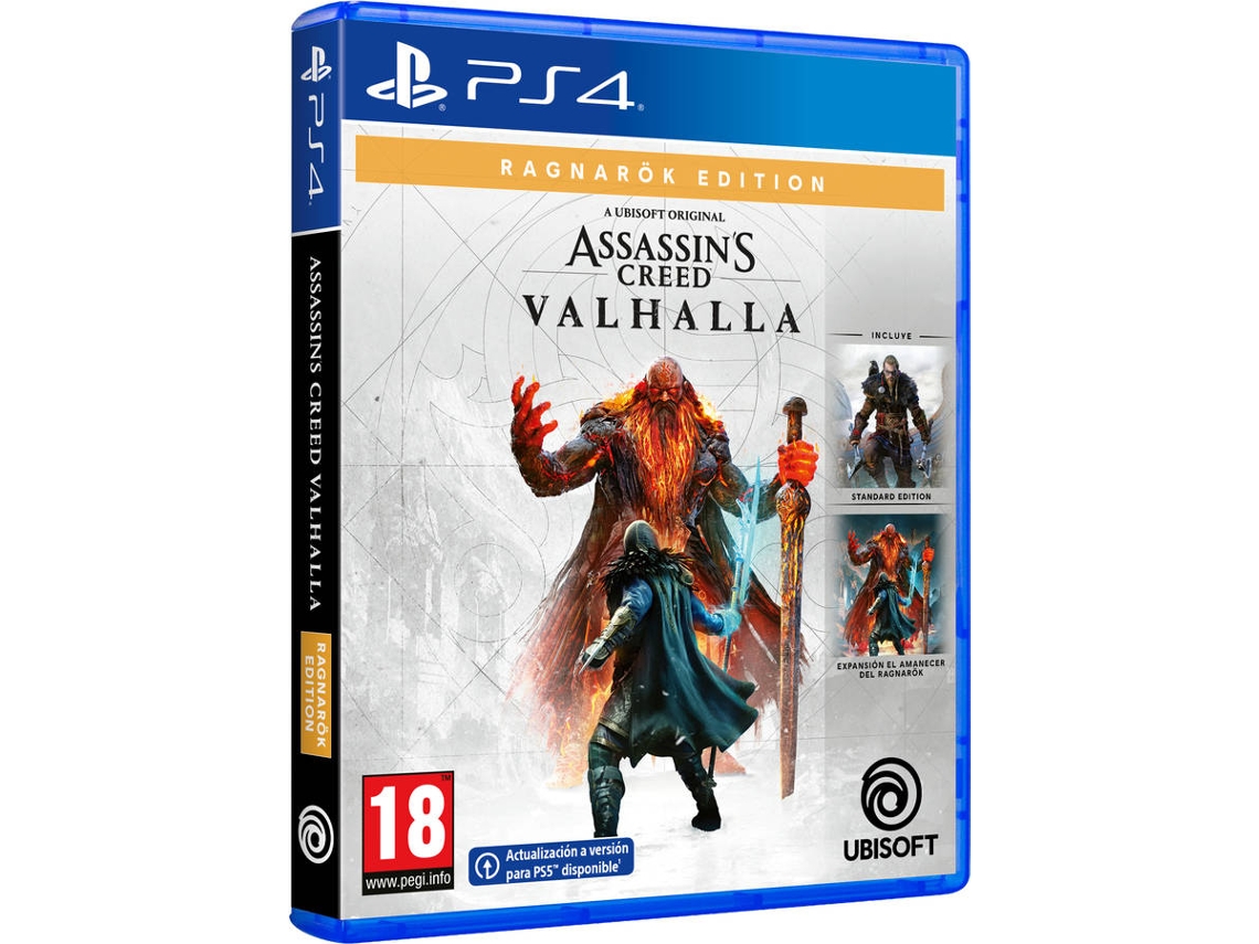 Jogo PS4 Assassin's Creed Valhalla (Ragnarök Edition)