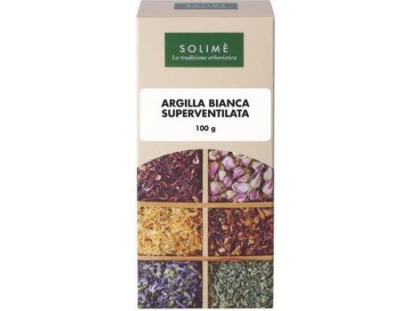 Óleo Essencial SOLIME Pó De Argila Branca (100 g de pó)