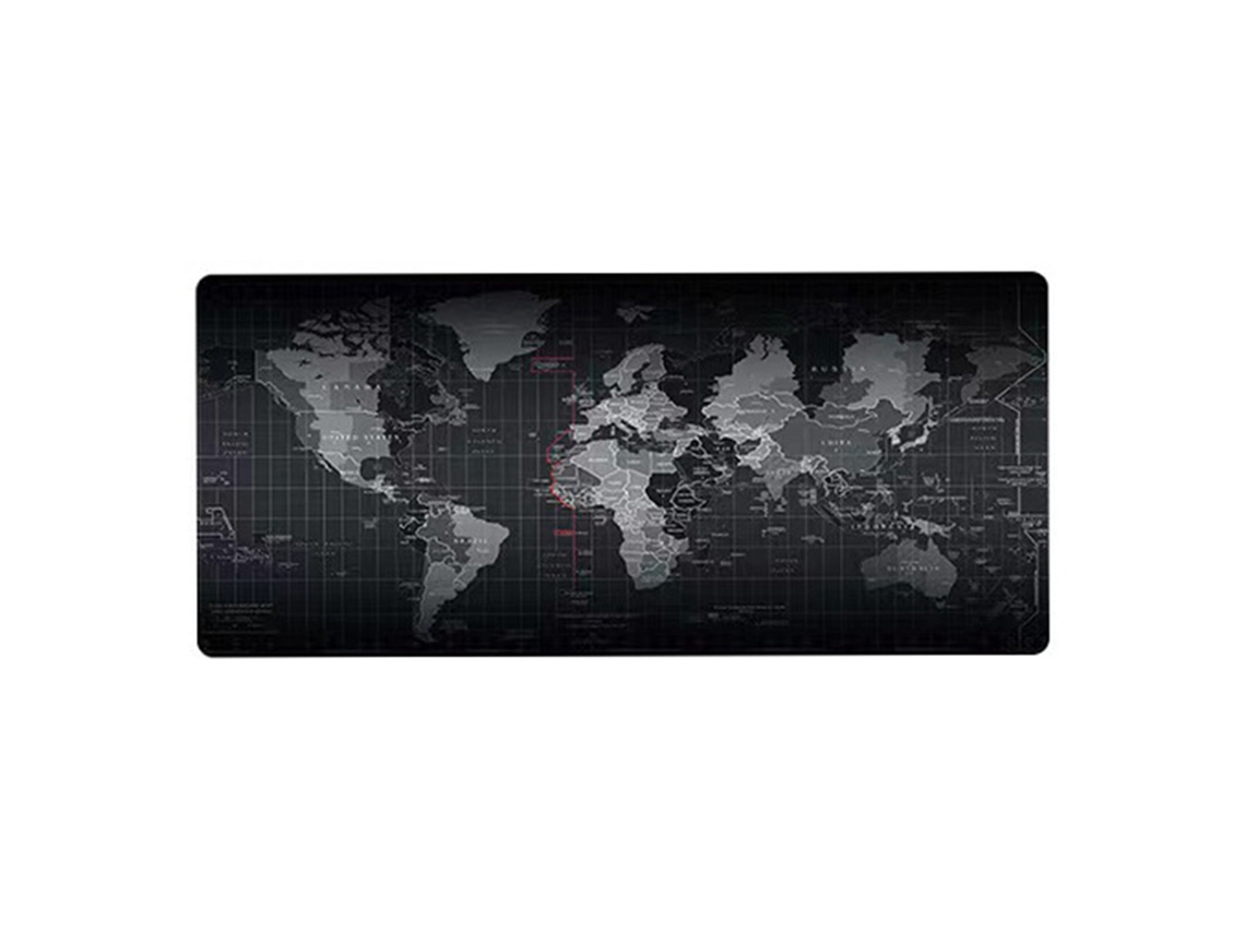 Mouse Pad Grande De Borracha Com Mapa 300x800x3mm Tapete De Mesa Confortável Para Notebook E Pc