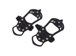 2pcs Conjunto De Pontes De Gelo 10 Dentes Anti Derrapante Para Montanhismo Inverno Tamanho Xl