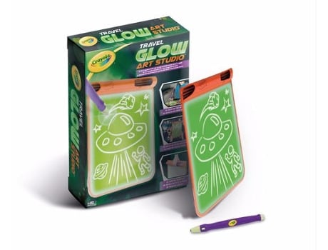Jogo Criativo CRAYOLA  Travel Glow Art Studio (Idade Mínima Recomendada: 6 anos)