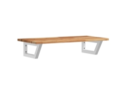 Basin Shelf, Basin Shelves Vidaxl Marrom Madeira De Acácia (100 X 40 X 2 Cm)