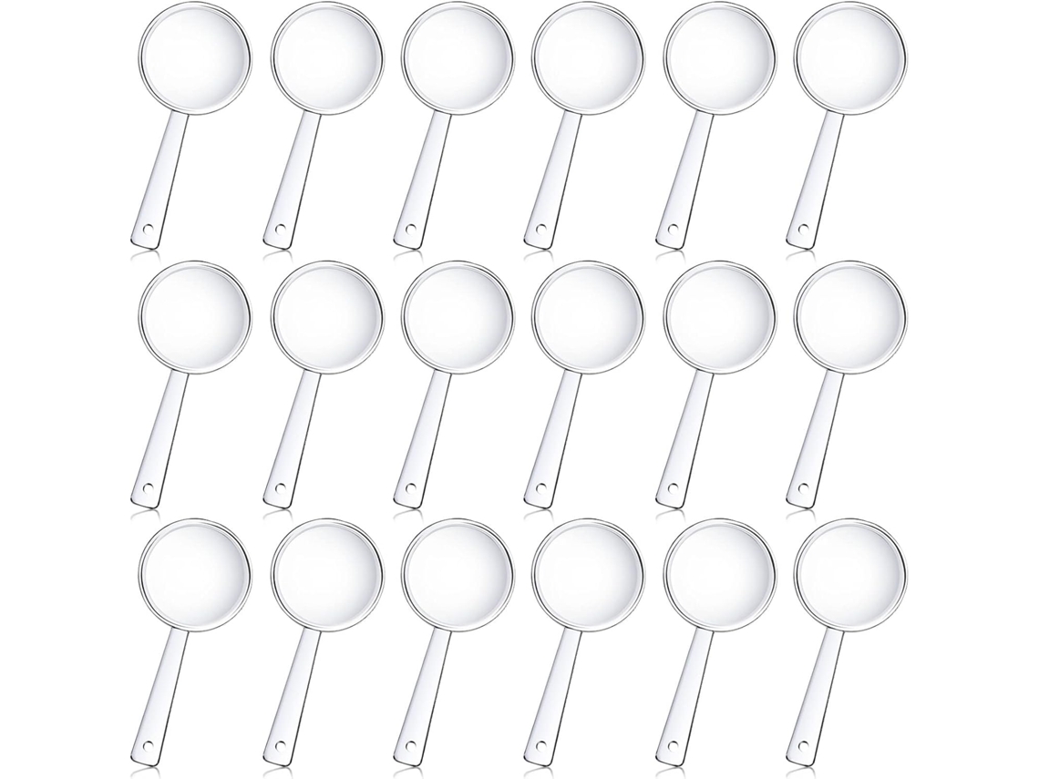 Conjunto de 50 Mini Lupas Plástico Portáteis, Lupa de Mão Pequena e Compacta para Casa, Escola e Exploração Ao Ar Livre BRILVIBERA