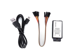 Analisador Lógico Portátil YURU Mini Usb 8 Canais, 24m, 5mhz, La1002, com Cabos e Fios Jumper