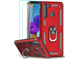 Capa Samsung Galaxy A21 HONGWE. Vermelho