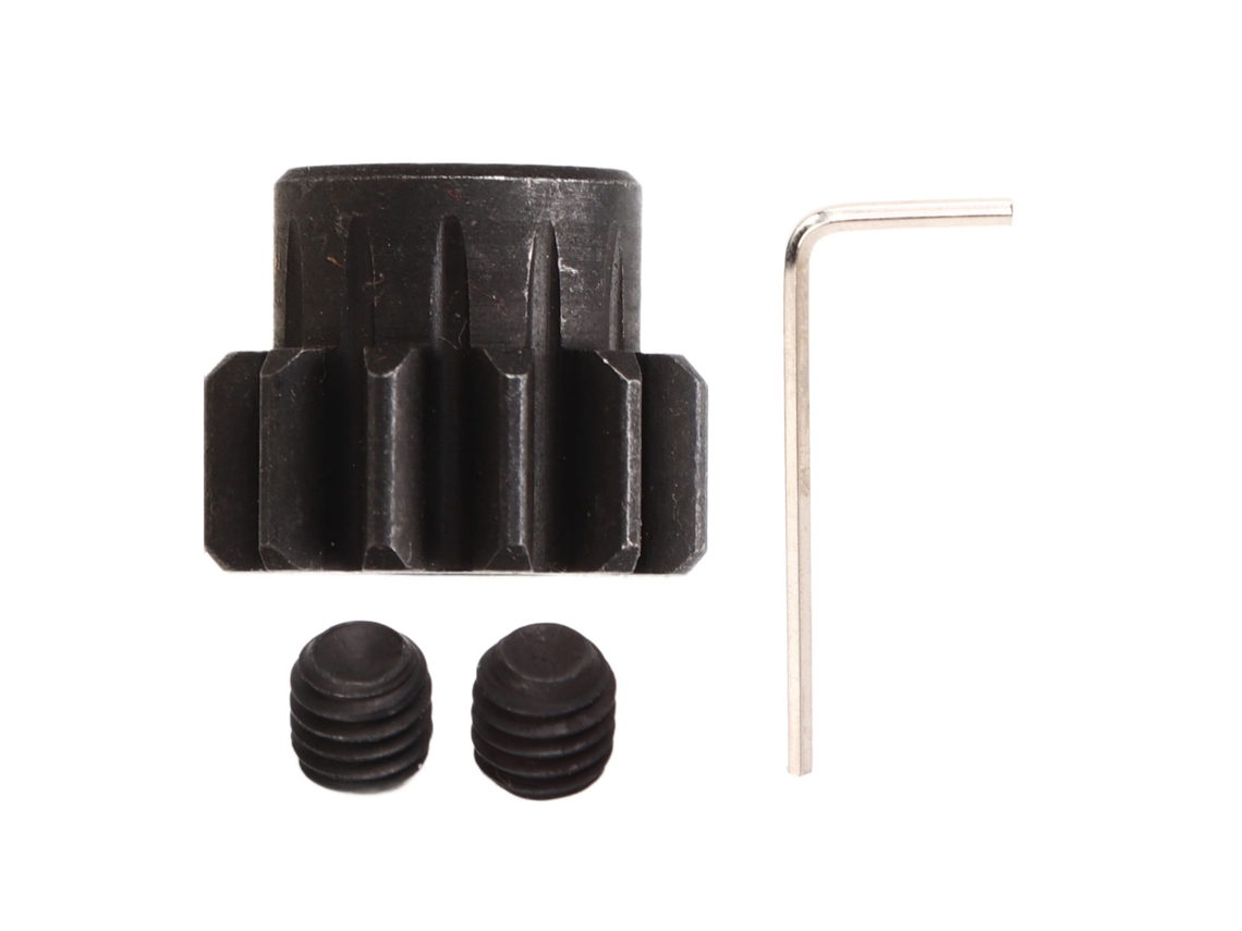 Engrenagem Pinion De Motor Rc 12t Aço Ara311052bl Acessório De Substituição Para Carro Rc Com Parafusos E Chave Hexagonal
