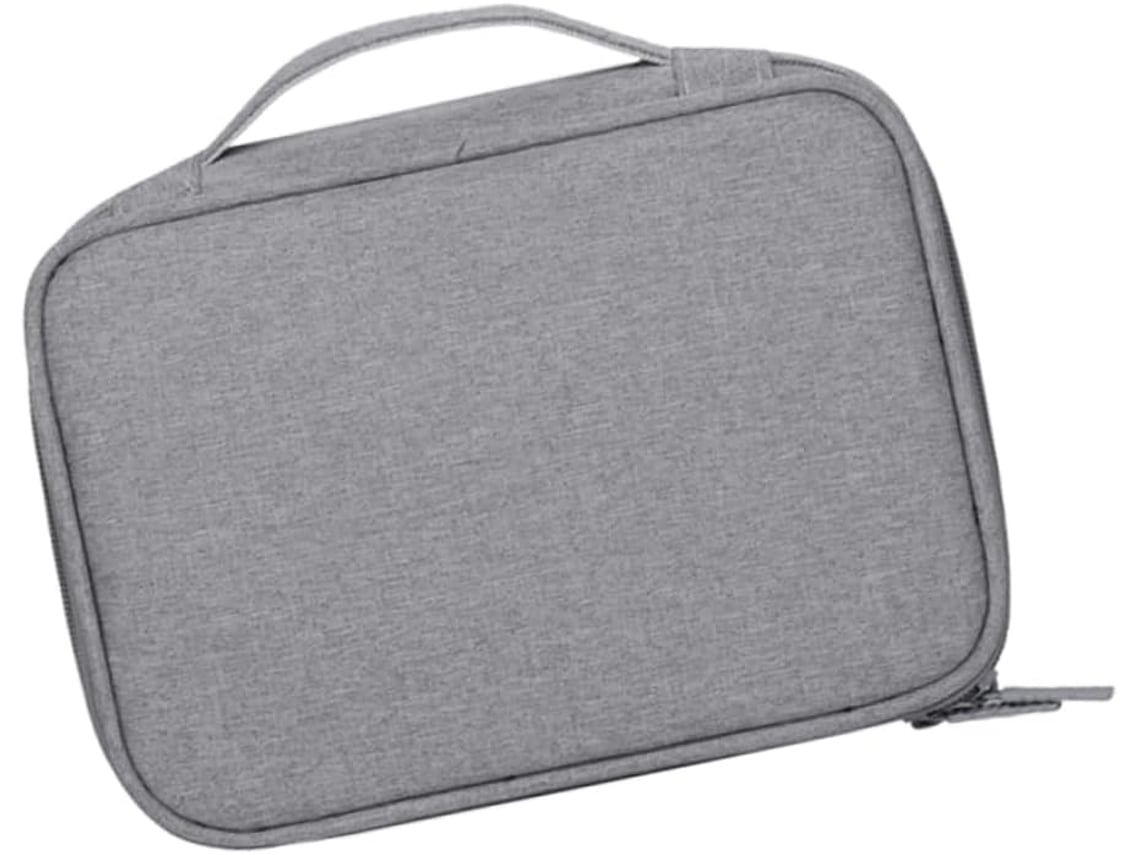 Bolsa Organizadora Para Cabos E Acessórios Eletrônicos, Estojo De Viagem Multifuncional, Cinza, Material Durável Bolsa Organizadora Par Gokoco