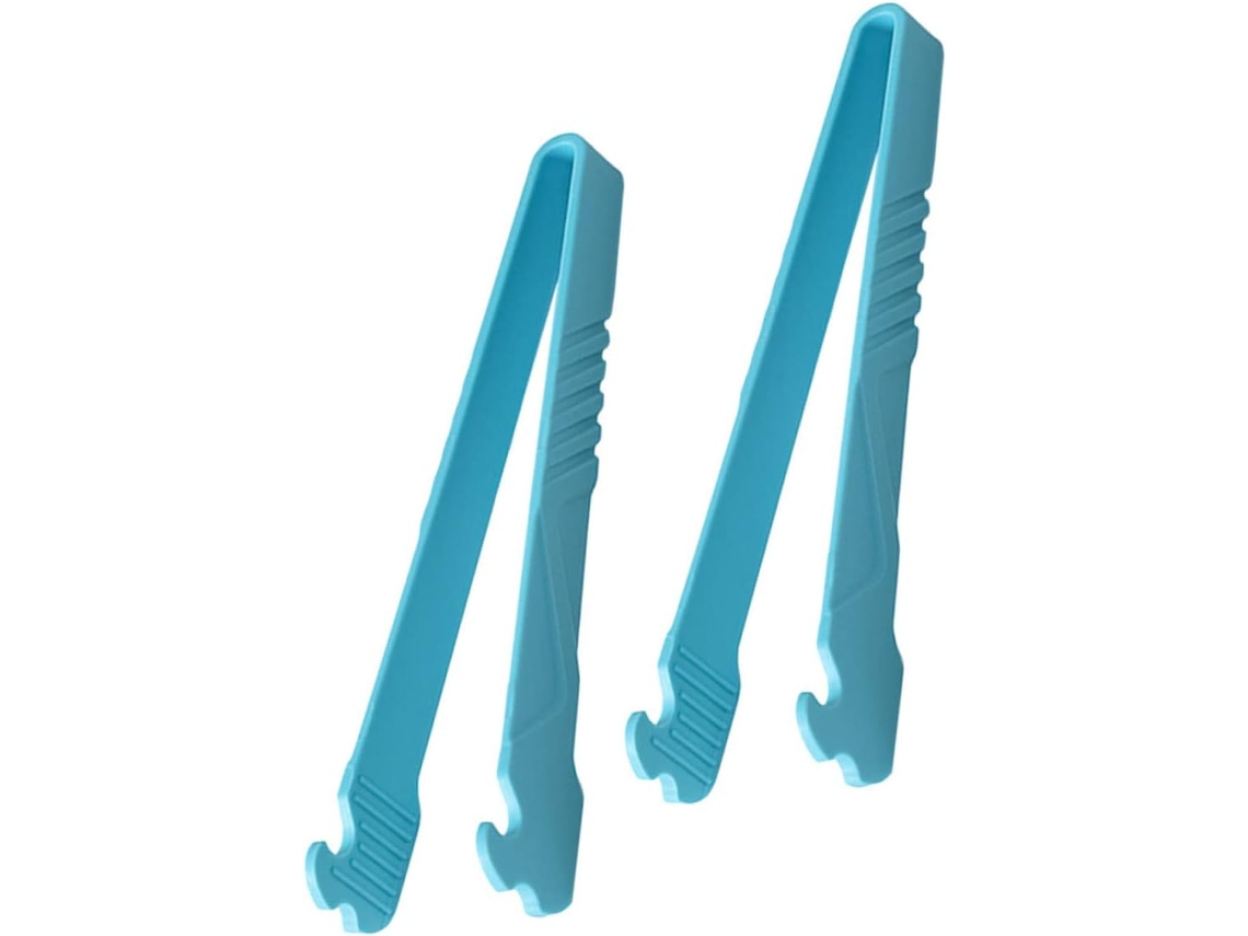 Conjunto De 2 Pinças Nylon Para Alimentos, Pinças Ergonômicas Antiderrapantes Para Servir Em Churrascos E Torradas