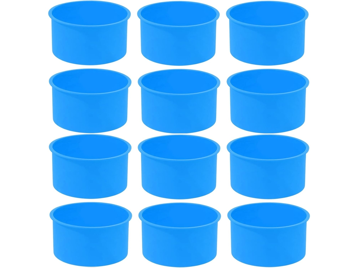 Forma De Silicone Para Bolo E Sobremesas, Conjunto De 12, Para Doces