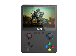 Console de Jogos X6 Mini com 32 Bits e Bateria Longa GOKOCO