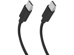 Cabo SBS Tecido Dados E Carga (USB-C - USB-C - 1,5M - Preto)