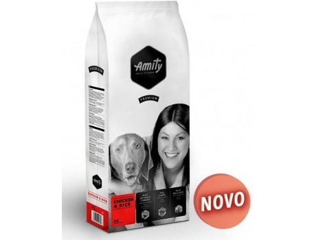 Ração para Cães  Premium (15Kg - Seca - Adulto - Sabor: Frango e Arroz)
