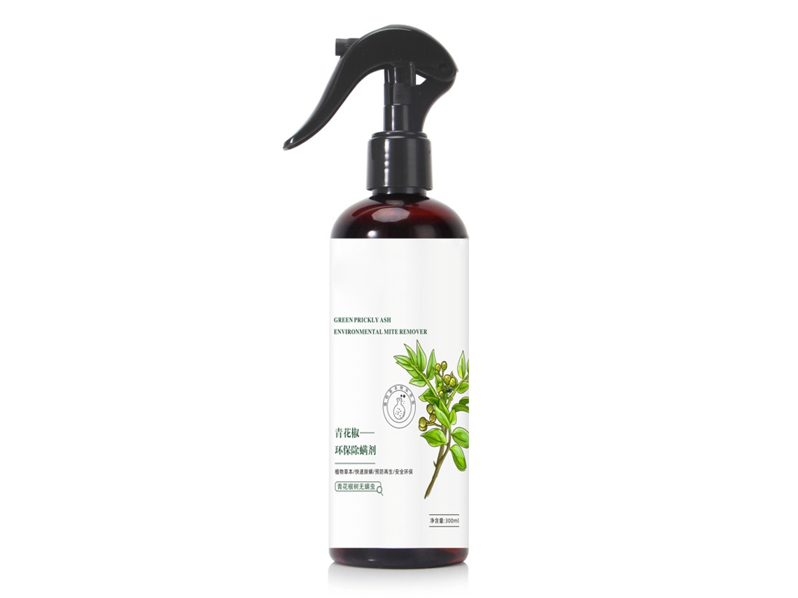 Spray Removedor De Ácaros Plásticos Com Proteção Ambiental E Pimenta Verde Mite Killer Para Cama, Sofá E Casa 300ml Aquaforge