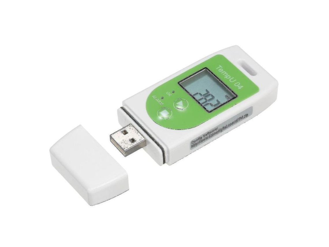 Data Logger USB Reutilizável, Capacidade 32000 Registros