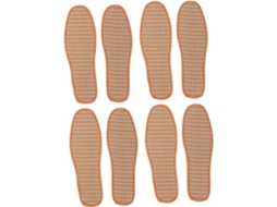 4 Pares De Palmilhas Desodorizantes Respiráveis E Substituíveis À Base Vegetais Para Uso Diário, Calçado Feminino