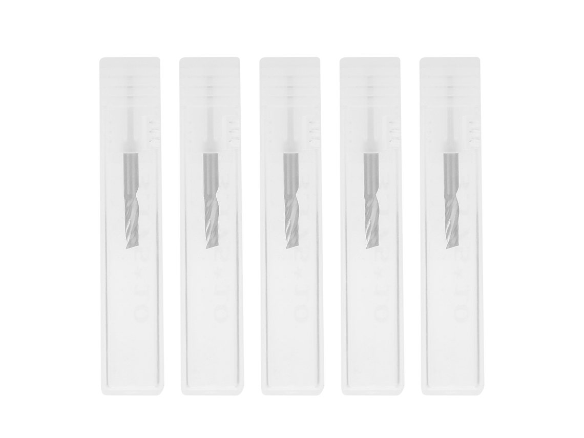 Yuru 5pcs Broca de Fresamento Espiral em Aço Tungstenado para Carpintaria 3.175 X 10mm