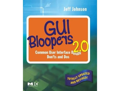 Livro GUI Bloopers 2.0 de Jeff Johnson (Inglês)